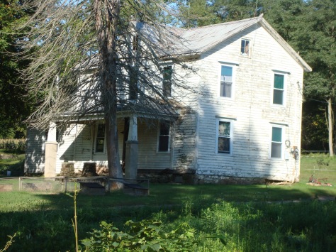 Recent photo of the farm house where the Solomon family lived